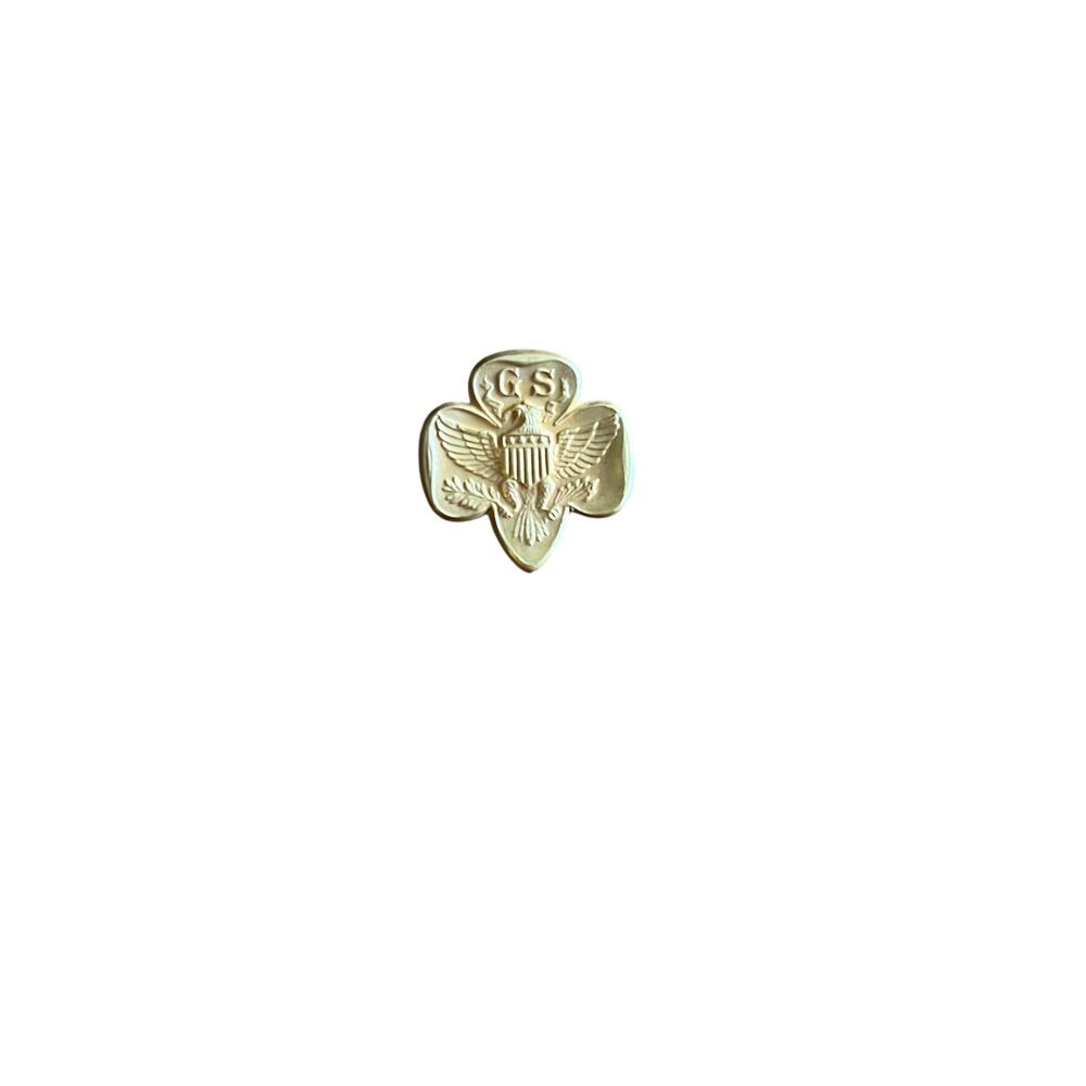 Vintage Girl Scout Pin Marked "1/20 10K"